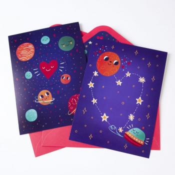 Out of This World Assorted Valentine's Cards