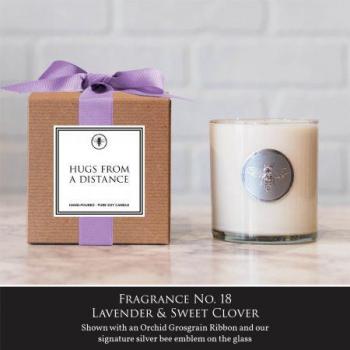 Hugs from a distance - Ella B. Candle