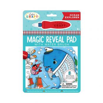 Let's Craft - Magic Reveal Pad + Water Brush: Ocean Explorer