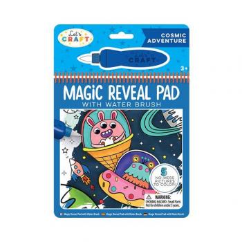 Let's Craft - Magic Reveal Pad + Water Brush: Cosmic Adventure