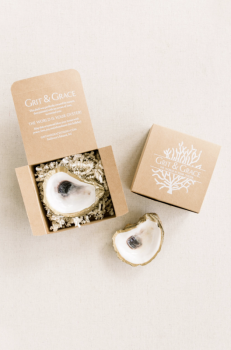 Grit & Grace Oyster Jewelry Dish 