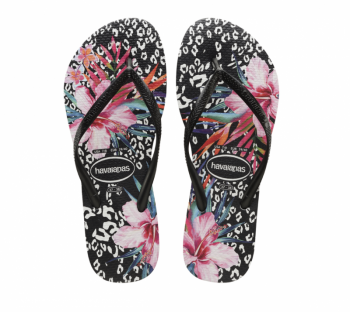 Havaianas Women's Slim Animal Floral Print Flip-Flops