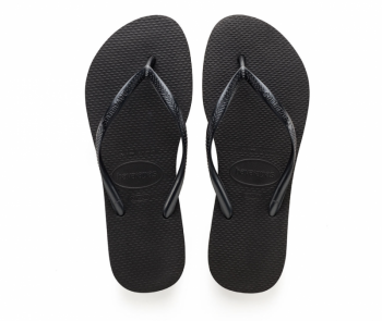 Havaianas Women's Solid Black Flip Flops