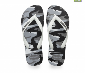 Havaianas Men's Grey Camo Flip Flops