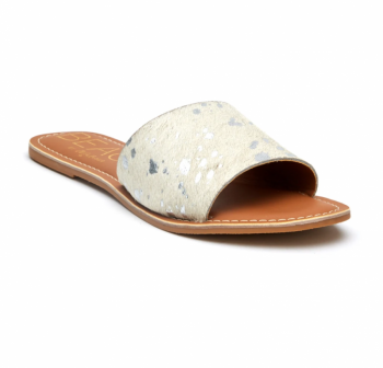 BEACH by Matisse Cabana Slide Sandal - Silver Spot