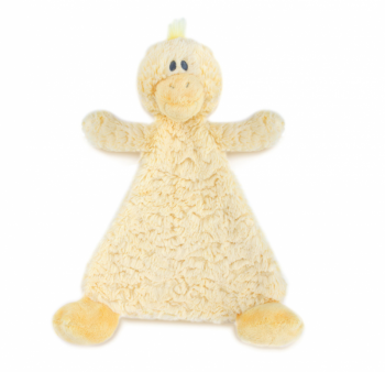 Demdaco Cozies Rattle Blankie - Daddles Duck
