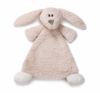 Demdaco Cozies Rattle Blankie - Belina Bunny