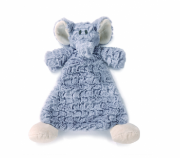Demdaco Cozies Rattle Blankie - Ellery Elephant