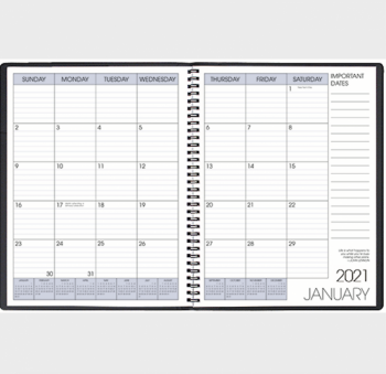 Payne Publishers Skivertex Two Year Planner - 8.5 x 11