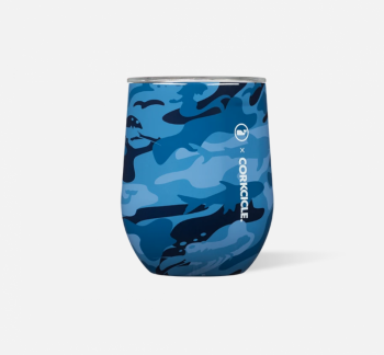 Corkcicle x Vineyard Vines Stemless - Blue Camo