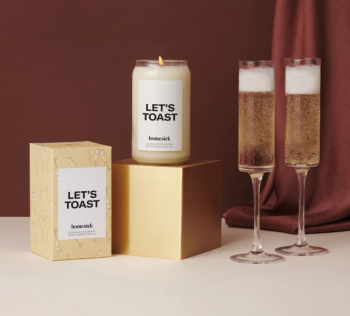 Homesick Candle - Let's Toast