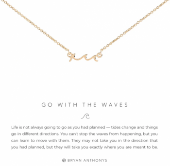 Bryan Anthonys Necklace - Go With The Waves (Gold)