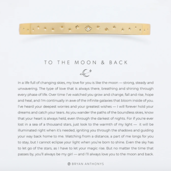 Bryan Anthonys Bracelet - To The Moon And Back (Gold)