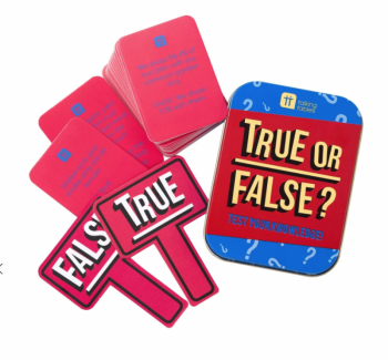 True of False - Tin Game