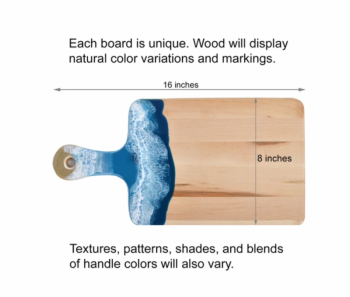 Bamboo and Resin Cutting Board