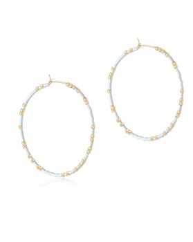 enewton Hope Unwritted Hoop Earrings - Ice Blue