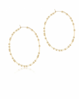 enewton Hope Unwritten Hoop Earrings - Off White