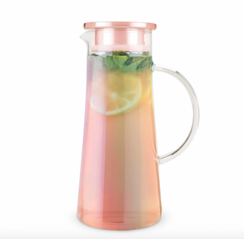 Iridescent Glass Iced Tea Carafe