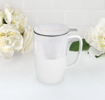 Delia Rise & Shine Tea Mug & Infuser