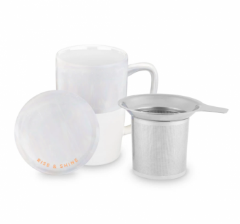 Delia Rise & Shine Tea Mug & Infuser