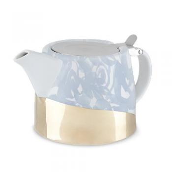 Harper Blue Floral Ceramic Teapot & Infuser