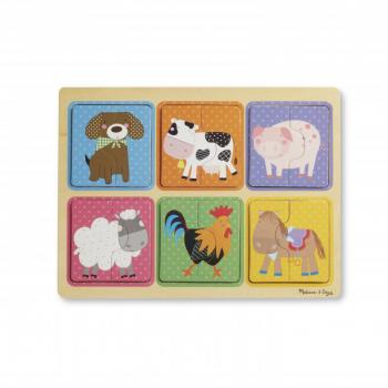 Natural Play Wooden Puzzle: Farm Friends
