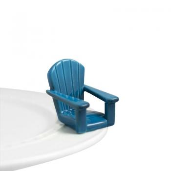 Nora Fleming Mini Blue Chair Platter Ornament
