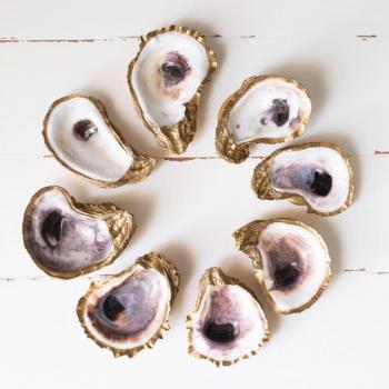 Grit & Grace Oyster Jewelry Dish 