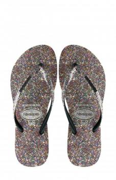 Women's Havaianas Slim Multicolor Glitter Flip Flop