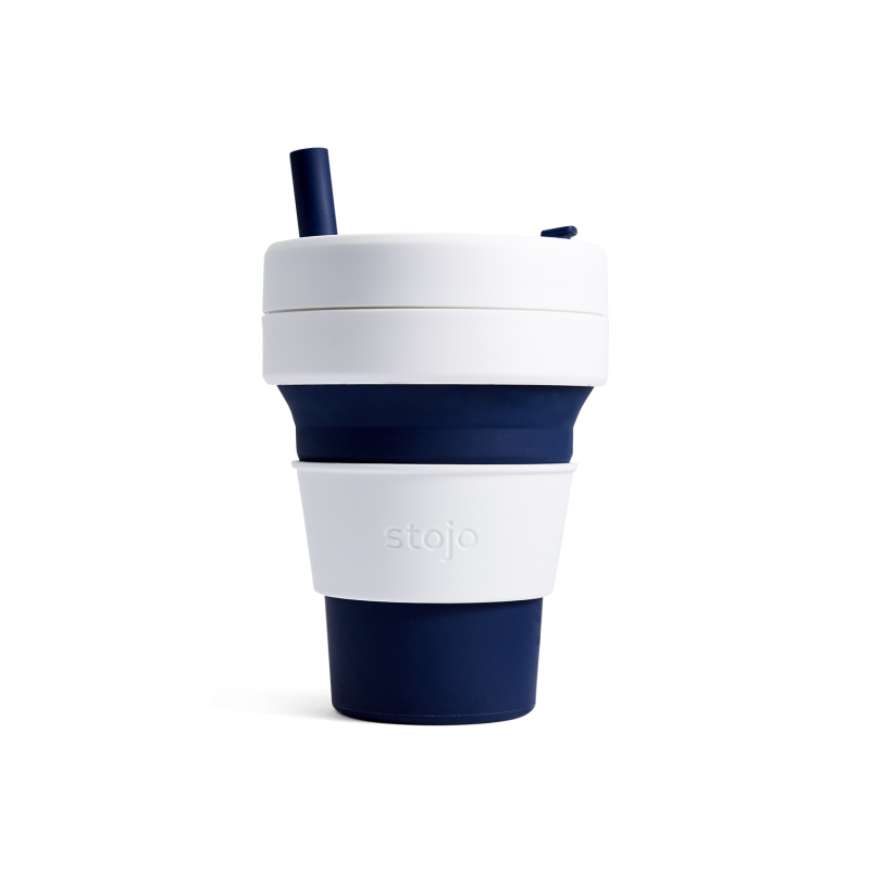 Stojo Collapsible Cup 16 oz Navy