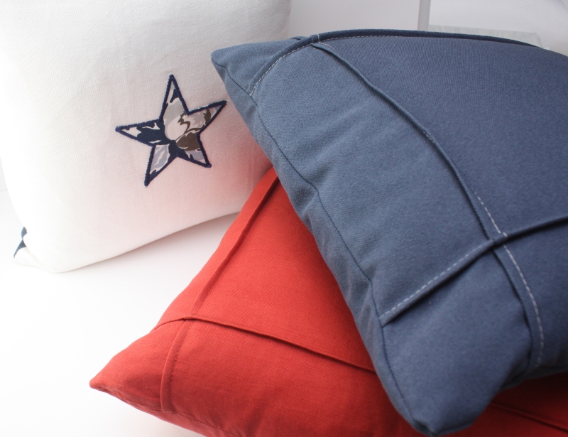 Seamed Linen Pillow