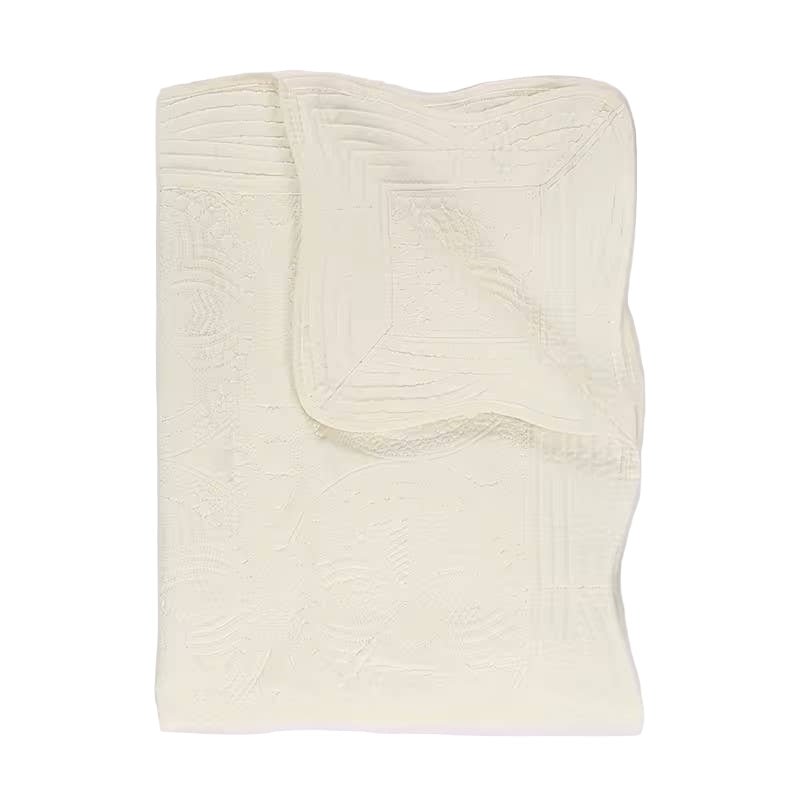 Heirloom Baby Quilt - Cream