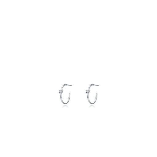 10mm High Polished Hoop Earrings