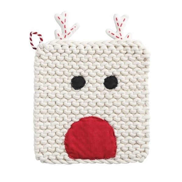 Reindeer Christmas Potholder