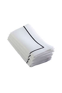 Black Embroidered Napkins