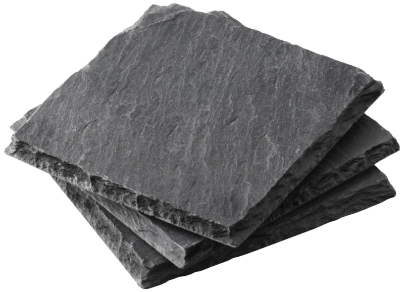 Square Slate Coaster Set