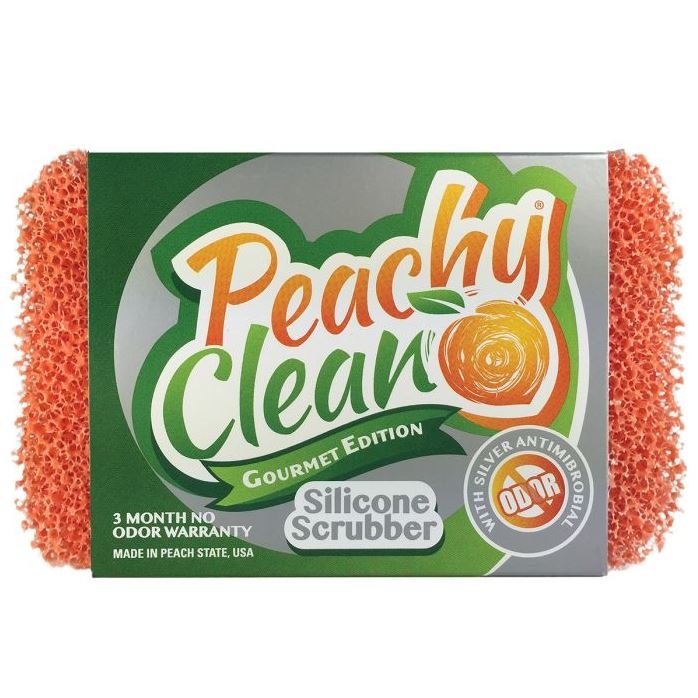 Peachy Clean Silicone Scrubber