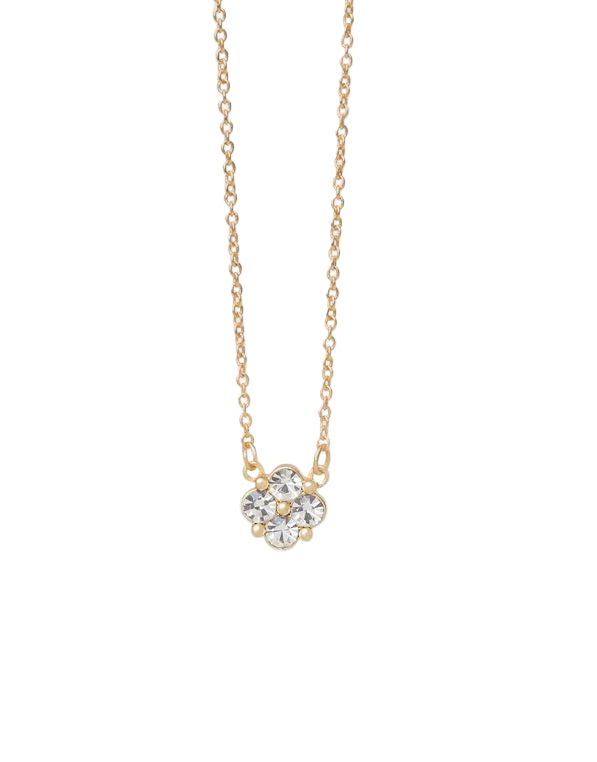 Sea La Vie Blessed Crystal Clover Necklace