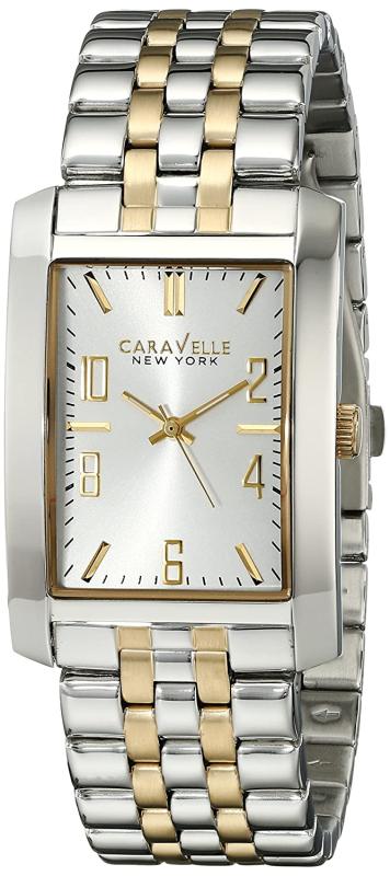 New York Dress Analog Champagne Dial Watch 45A123
