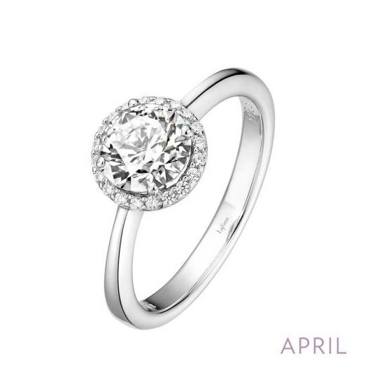 April Birthstone Ring
