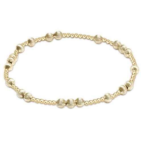 Hope Unwritten Dignity 4mm Bead Bracelet - Gold
