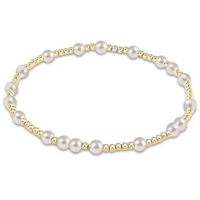 Pearl Hope Unwritten Pattern 4mm Bead Bracelet