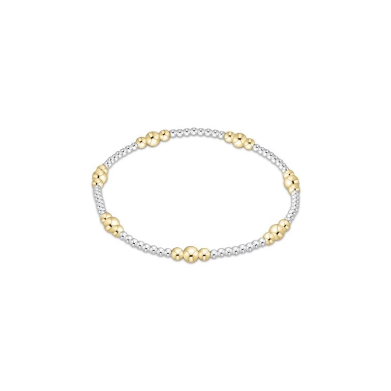 Purpose Gold 4mm Bead Bracelet - Mixed Metal