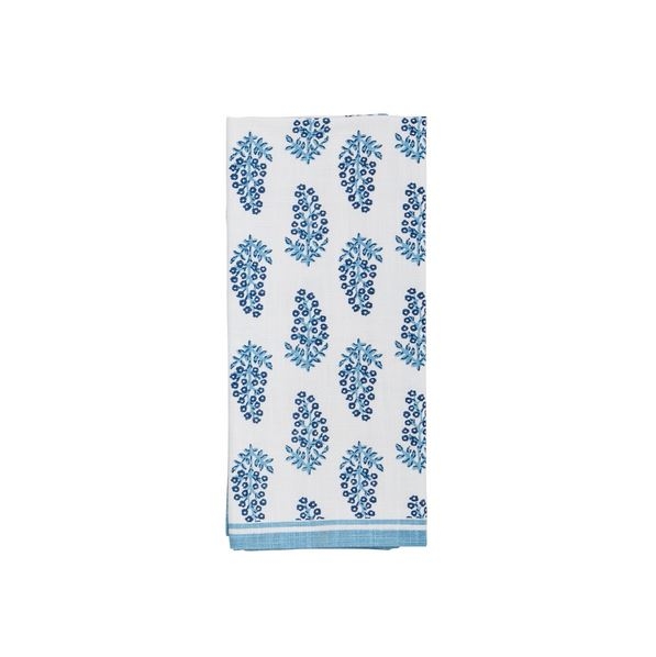 Blooms Blue Floral Towel