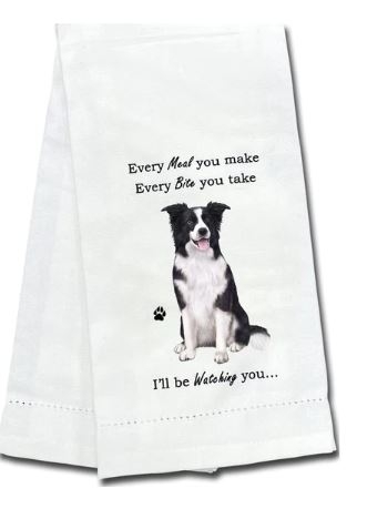 Border Collie Kitchen Towel