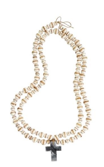 Marble Cross Beads