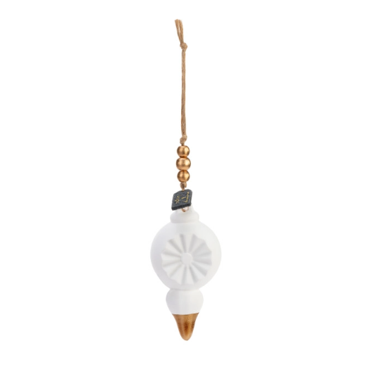White Finial Oil Diffuser Ornament