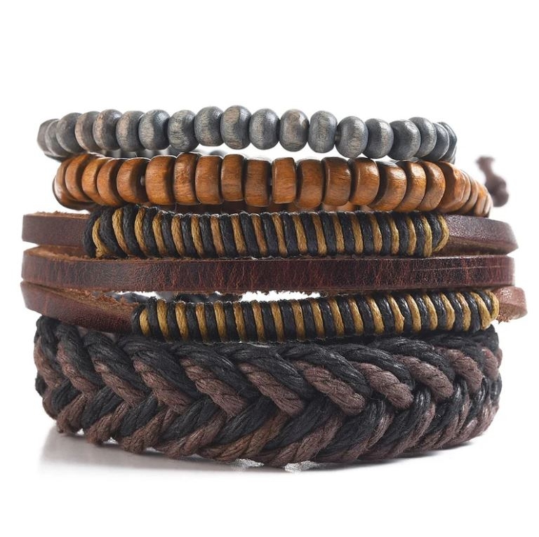 Chevron Multi-Strand Men's Bracelet