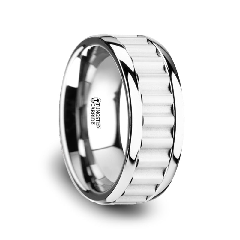 Cutlass Tungsten Carbide Wedding Band