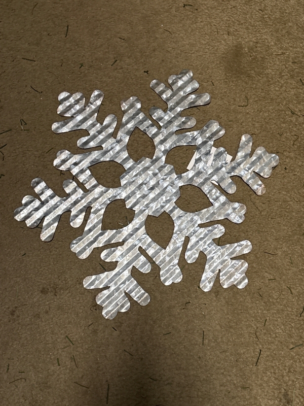 Metal Snowflake Ornaments